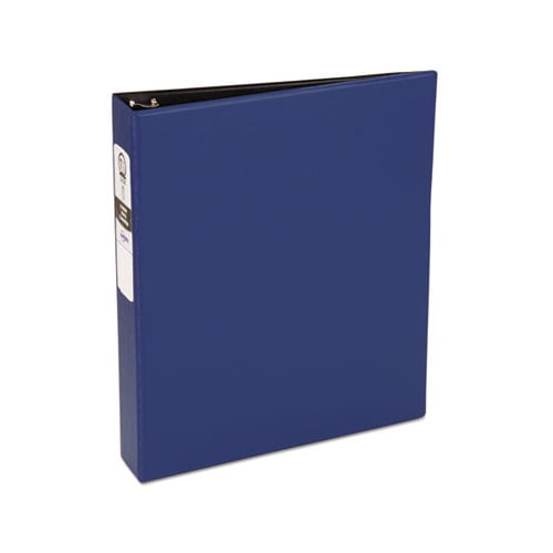 Economy Non-View Binder with Round Rings 3 Rings, 1.5" Capacity, 11 x 8.5, Blue, 3400