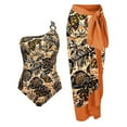thumbnail image 1 of Trajes de baño tankini para mujer Trajes de baño vintage estampados para mujer Trajes de baño conservadores Conjunto de falda de playa estampada para mujer Traje de baño de dos piezas para mujer, 1 of 4