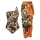 thumbnail image 1 of Trajes de baño tankini para mujer Trajes de baño vintage estampados para mujer Trajes de baño conservadores Conjunto de falda de playa estampada para mujer Traje de baño de dos piezas para mujer, 1 of 4
