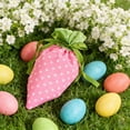 thumbnail image 4 of Easter Carrot Shaped Treat Bags Bulk - 10/20/30 Pcs Fabric Drawstring Goodie Bags for Easter Basket Stuffers, Egg Candy, Party Supplies & Kids Gift Bags, 4 of 6