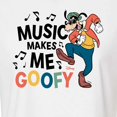 thumbnail image 3 of Disney - Mickey & Friends - Music Makes Me Goofy - Dancing - Juniors Cropped Cotton Blend T-Shirt, 3 of 5