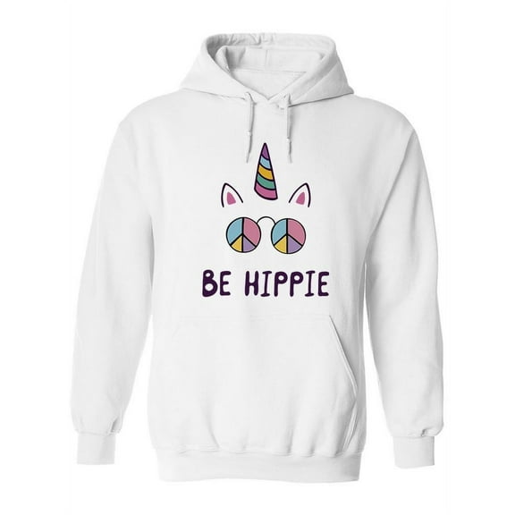 Be Hippie! Hoodie Women -Image by Shutterstock, Female x-Large