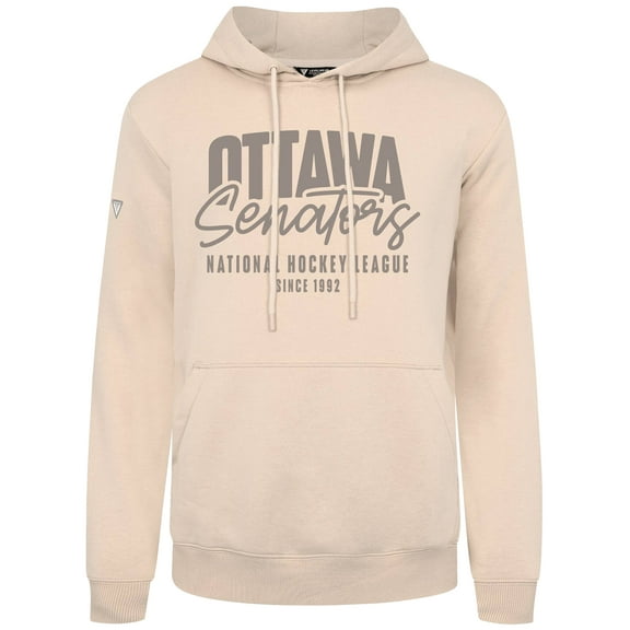 Men's Levelwear  Khaki Ottawa Senators Podium Response Pullover Hoodie