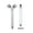 Silver, variant on 2PCS Face Massager, Portable Zinc Alloy Electric 3D roller T-Shaped 360 Degree Waterproof Facial Massage Tools for Women Anti Aging Wrinkles Instant Face Lift Skin Tightening