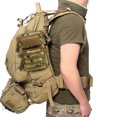thumbnail image 5 of Molle Outdoor Riñonera EDC Bolsa Camping Trekking Bandolera (Camuflaje CP), 5 of 5