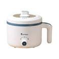 thumbnail image 2 of Tnarru Rice Cooker Mini Hot Pot Cooking Pot Multi Function Household Small Ramen Cooker Nonstick Steak Dumpling Oatmeal Noodles Eggs without steamer, 2 of 8