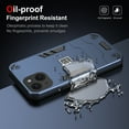thumbnail image 3 of Feishell Military Shockproof iPhone 14 Plus Case [2 Layer Structure][Military Grade Anti-Drop] Hard Slim Camera Protection Rugged Phone Case, Heavy Duty Protective Case for i14 Plus, Navyblue, 3 of 7