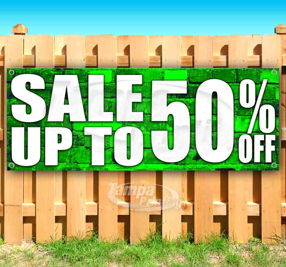 Sale Up To 50 Off 13 oz Vinyl Banner With Metal Grommets