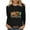 Black, variant on Patlollav Winter Women's Fashion Printing Classic Long Sleeve T-Shirt Round Neck Tops
