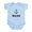 Sky Blue, variant on CafePress - Malibu Anchor Body Suit - Baby Light Bodysuit, Size Newborn - 24 Months
