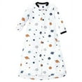 thumbnail image 3 of Hudson Baby Infant Boy Cotton Long-Sleeve Wearable Sleeping Bag, Sack, Blanket, Space, 18-24 Months, 3 of 4