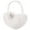 White, variant on Winter Ear Warmers for Women Girls Faux Fur Cute Foldable Warm Earmuffs,Black