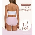 thumbnail image 2 of ANLIQI Underwear for Women Cotton Hipster Breathable Panties Ladies Full Coverage Undies 3/6 Pack(6A,M), 2 of 4