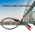 thumbnail image 4 of Mic Sound Pickup, Highly Sensitive Sound Pickup Metal Condenser Recording Microphone for Laptop MAC or Cardioid Studio Recording Vocals, 4 of 9