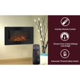 thumbnail image 2 of Callisto 30 In. Wall-Mount Electronic Fireplace with Flat-Panel and Realistic Logs, 2 of 2