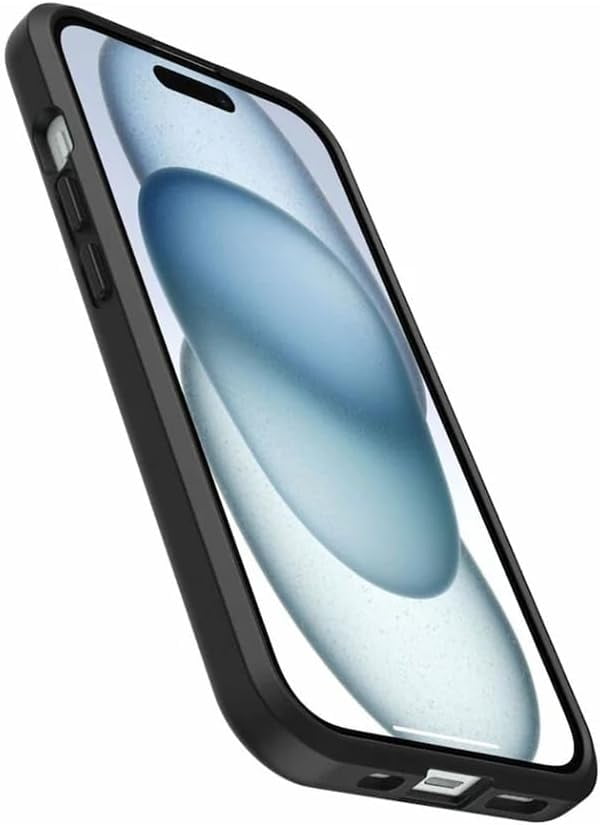 OtterBox iPhone 16e, iPhone 15, iPhone 14, & iPhone 13 (Only) - React Series Case - Black - Snaps to MagSafe - Ultra-Thin - Non-Retail Packaging