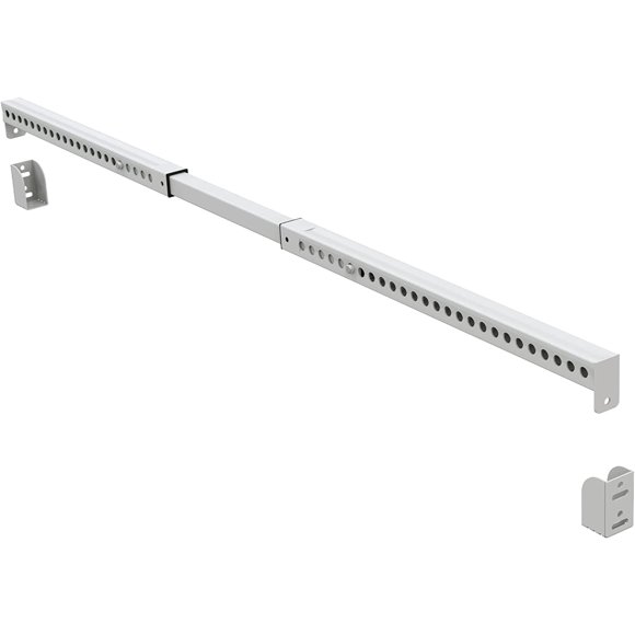 EcoNesxp 44 inches to white for windows window security bar adjustable locking bar sliding door child safety retractable