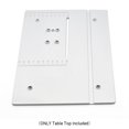 thumbnail image 2 of Amdohai Mini Table Saw Small Woodworking Electric Bench Saw Table Top Precise Scaled Aluminum Alloy Plate for Mini Table Saw Handmade Woodworking Bench Lathe Sliver, 2 of 6