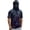Sky Blue03, variant on Men Summer Quick Dry Short Sleeve Hooded T Shirt with Face Cover Breathable Sun Protection Athletic Tops for Fishing Hiking Running Workout Outdoor Sports
