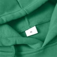 thumbnail image 6 of Men's Fleece Hoodie Stylish Long Sleeve Drawstring Hooded Sweatshirt Fall Winter Thermal Casual Pullover With Pocket Green 3XL, 6 of 8