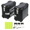thumbnail image 2 of Motorcycle Side Box 35L Large Capacity Aluminum Alloy Hard Saddlebag Safety Lock Handle for, 2 of 7
