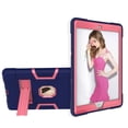 thumbnail image 1 of SOATUTO Case for Apple iPad 9th For iPad 9th 8th 7th Generation 2021 2020 2019 Model 10.2 Inch Tablet Case Come with HD Clear Tempered Glass Screen Protector - 1 Pcs Screen Protector/Navy+Pink, 1 of 6