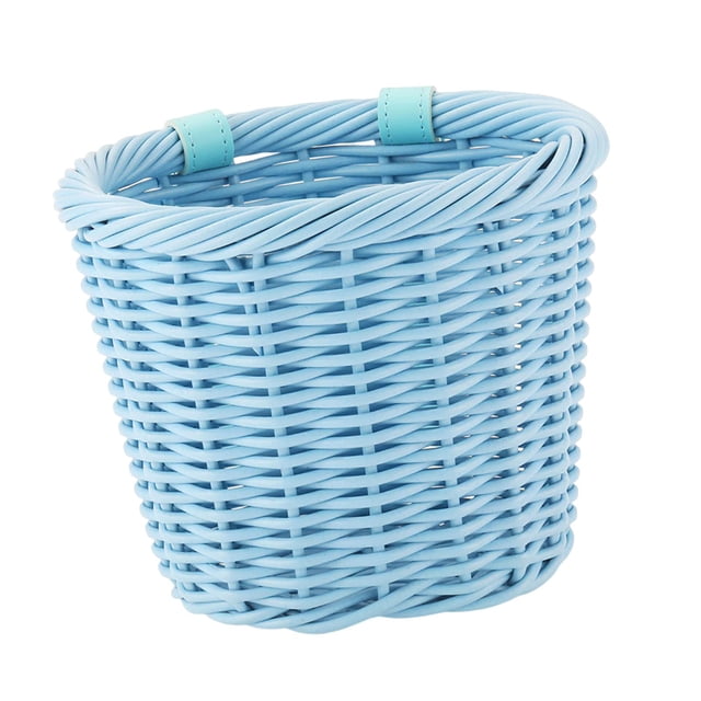 jinwen Bike Basket Front with Adjustable PU Straps Waterproof Cycling Accessories Pets Blue