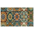 thumbnail image 2 of 2 Piece Boho Kitchen Rugs Set, 17x29 and 17x47, Farmhouse Bohemian Cushioned Non-Skid Washable Floor Mat for Kitchen, Living Room, Office Home Indoor Carpet Laundry Dining Room, 2 of 7