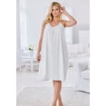 thumbnail image 4 of Dreams & Co. Plus Size Breezy Eyelet Short Nightgown, 4 of 6