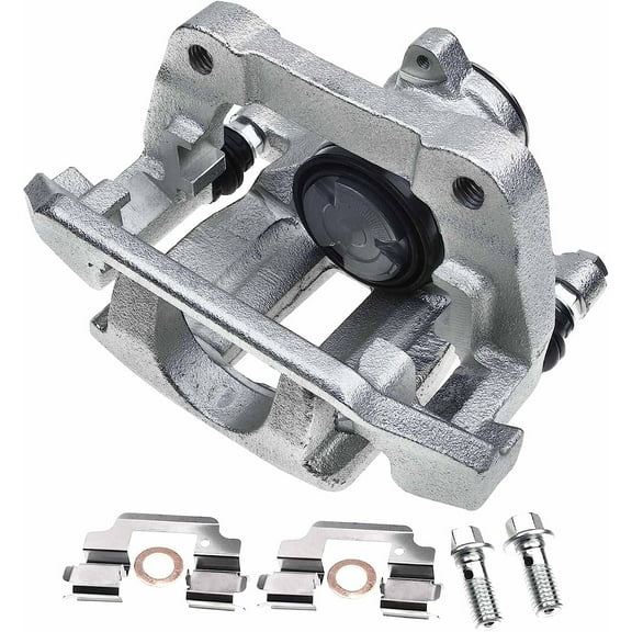 A-Premium Disc Brake Caliper Assembly with Bracket Compatible with Select Volvo Models - S60 2011-2018, S80 2007-2016, V60 2015-2018, V70 2008-2010, XC60 2010-2017, XC70 2008-2016 - Rear Left Driver