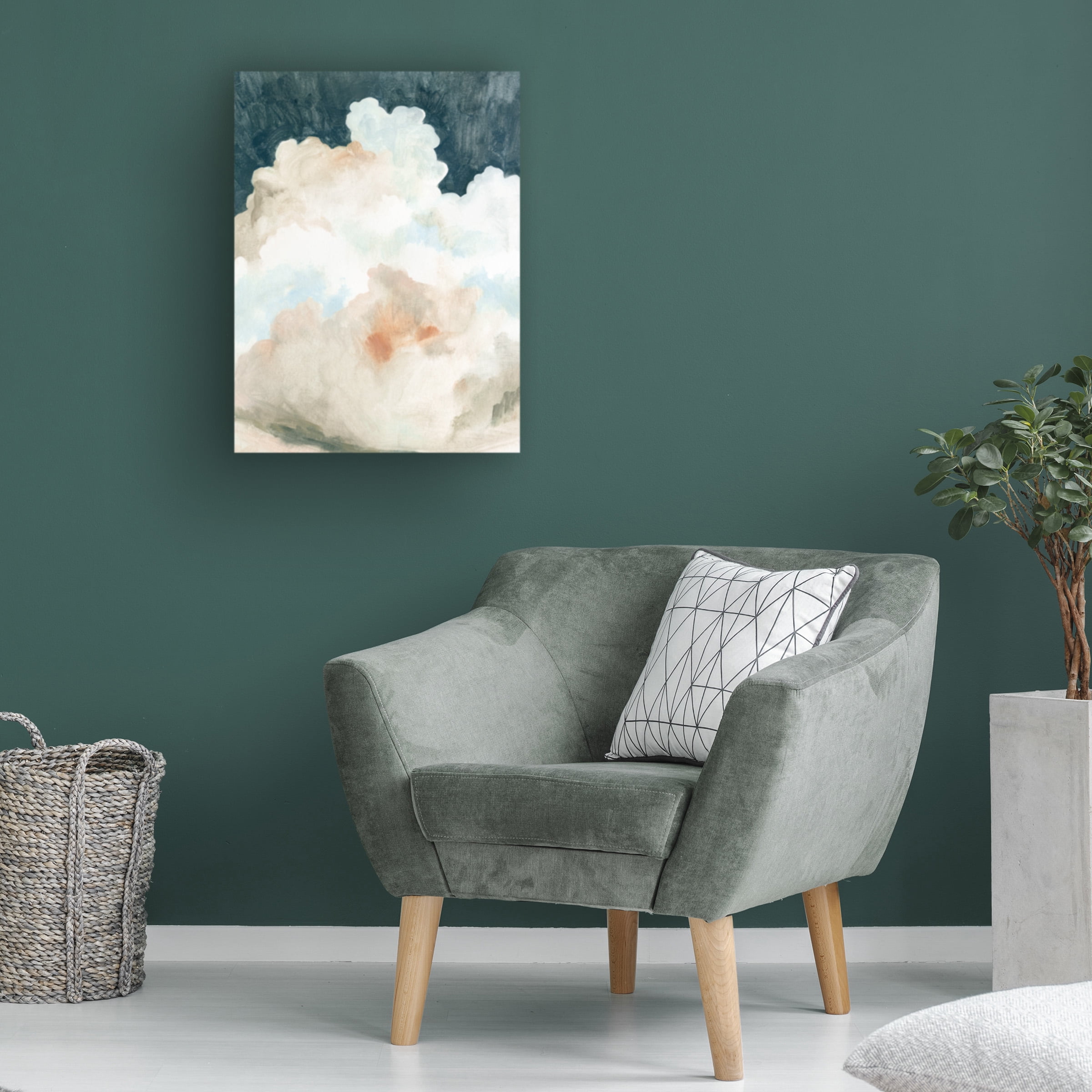Emma Caroline 'Dark Cumulus II' Canvas Art