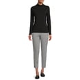 thumbnail image 2 of Time and Tru Knit Turtleneck Sleek Cotton, Blouse and Top (Women's), 2 of 5