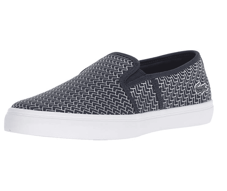 lacoste gazon slip on womens