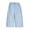 *10-Blue, variant on VBVC Women's Striped High Waisted Shorts,Cotton-Linen Button Bottoms For Women,Ladies Comfy Summer Checkered Lounge Shorts with Pockets,Blue,S-3XL