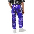 thumbnail image 5 of Odeerbi 3-16 Years Toddler Boys Girls Metallic Shiny Sparkly Dance Pants Workout Athletic Sports Jogger Pants Performance Clothes Elastic Waist Joggers, 5 of 5
