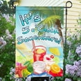 thumbnail image 6 of ANLEY Double Sided Summer Garden Flag, It's 5 o'Clock Somewhere Decorative Garden Flags - 18 x 12.5 Inch, 6 of 6