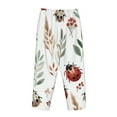thumbnail image 5 of Haiem Watercolor Ladybug Women's Pajama Pants Ultra Lightweight Pjs Bottoms Sleepwear Bottom Pants With Pocket Drawstring-Medium, 5 of 7