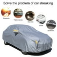 thumbnail image 5 of Leadwolf Car Cover Waterproof All Weather for Mercedes-Benz GLS-Class AMG GLS 63 Polyester Fabric Length up to 205 " Silver, 5 of 9