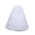 thumbnail image 4 of Enagua de crinolina para boda, ideal para cosplay, banquetes, actuaciones, bailes de graduación y otras ocasiones. 6 aros, 4 of 8