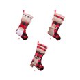 thumbnail image 3 of Yuarrent Calcetines navideños con cuerda colgante muñeco de nieve Santa Festival dulces bolsas de regalo elementos de punto árbol colgante pared puerta Kits de decoración para fiestas Alce Yuarrent HA069862-03, 3 of 6