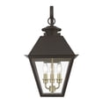 thumbnail image 2 of Livex Lighting - Wentworth - 3 Light Large Outdoor Wall Lantern In Classic, 2 of 10