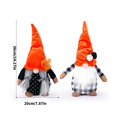 thumbnail image 3 of Autumn Holiday Plush Gnomes Figure Plush Fabric Thanksgiving Harvest Halloween Table Centerpieces Decorative Accent Multicolor, 3 of 4