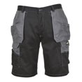 thumbnail image 1 of Portwest - Pantalones Cortos Granite para Hombre (Negro, Gris Zoom), 1 of 1
