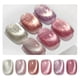 thumbnail image 1 of Set de esmaltes de uñas GAOY Glitter Cat Eye Gel Pink Galaxy 7,3 ml x6, 1 of 6