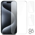 thumbnail image 1 of [3 Pack] Beeyoka Screen Protector for iPhone 15 Pro, iPhone 15 Pro Front and Back Screen Protector,Camera Protector Anti-Fingerprint for iPhone 15 Pro (6.1 inch), 1 of 4