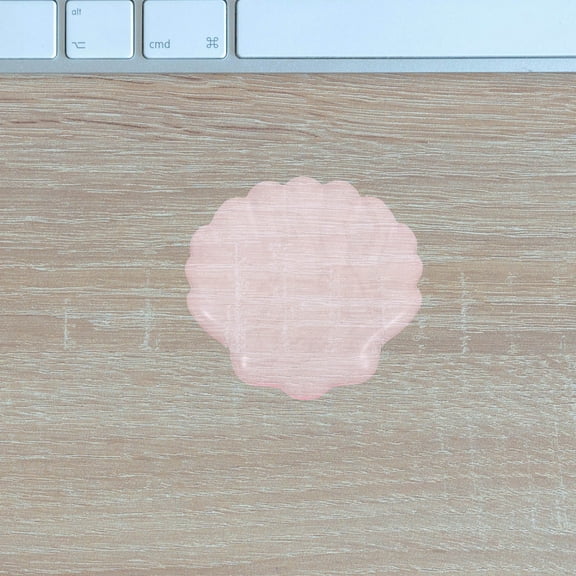 WEUVEB Silicone Mouse Pad with Wrist Rest, Comfortable Transparent Gel Cushion Support for Office and Gaming Use