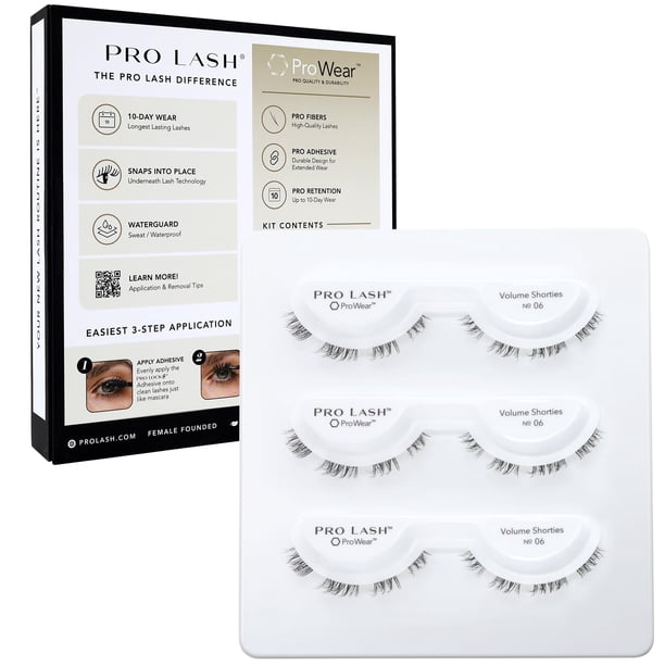 Pantalones cortos Eyelash Clusters Pro Lash ProWear con volumen n.º 06