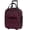 Purple, variant on KROSER 16-Inch Quilt Softside Underseat Carry On Luggage , Black