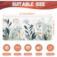 thumbnail image 2 of Desk Mat, Green Gold Plant Leaves Desk Pad, Wildflowers Large Gaming Mouse Pad for Desk, 31.5"x11.8" Extended Big Computer Keyboard Mouse Pad with Non-Slip Base and Stitched Edge, 2 of 13
