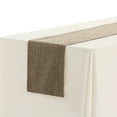 thumbnail image 1 of REGALWOVEN 1 Pack Solid Color Table Runner Long Linen Table Banner Coffee 12"x71", 1 of 5